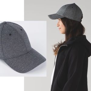 Lululemon Baller Hat Heathered Black Speckled Dark Gray Baseball Cap Adjustable